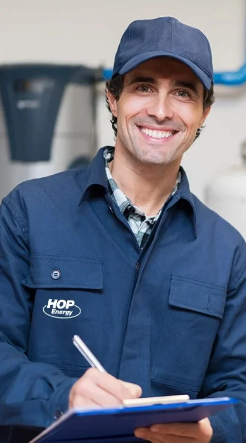 Maintenance GUy w HOP Logo Heating expert